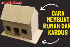 6 Cara Membuat Rumah dari Kardus yang Mudah, Perhatikan Pola